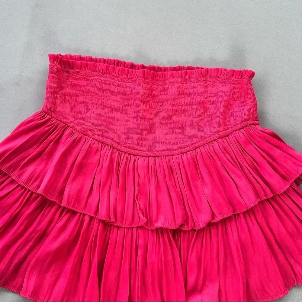 🎉5 for $45🎉 Mustard seed skirt ruffle size M pink